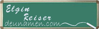 Elgin Reiser Visitenkarte